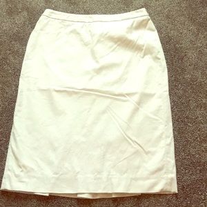 J. Crew tan pencil skirt